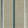 ANTE DECOR Latham Printed Cotton Stripe Made To Measure Curtains Blue