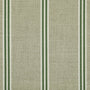 ANTE DECOR Latham Printed Cotton Stripe Made To Measure Roman Blind Green Sample Image