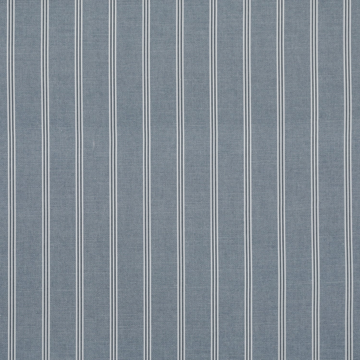 ANTE DECOR Latham Printed Cotton Stripe Made To Measure Curtains Blue On Blue