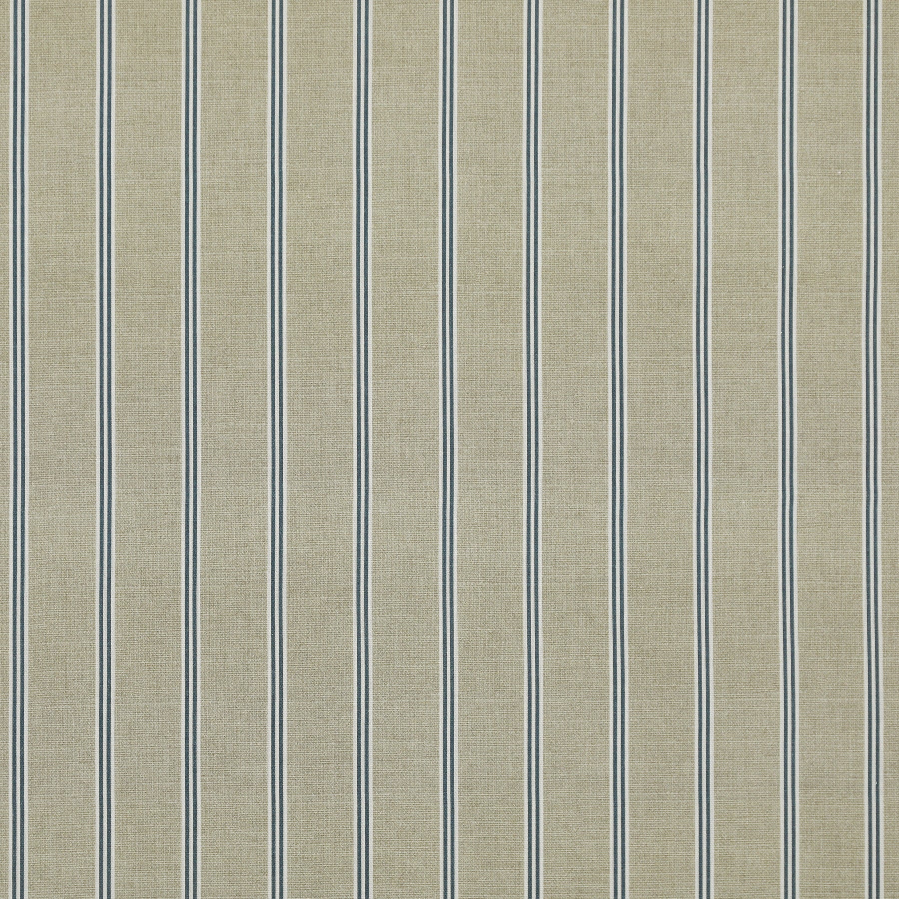 ANTE DECOR Latham Printed Cotton Stripe Made To Measure Roman Blind Blue