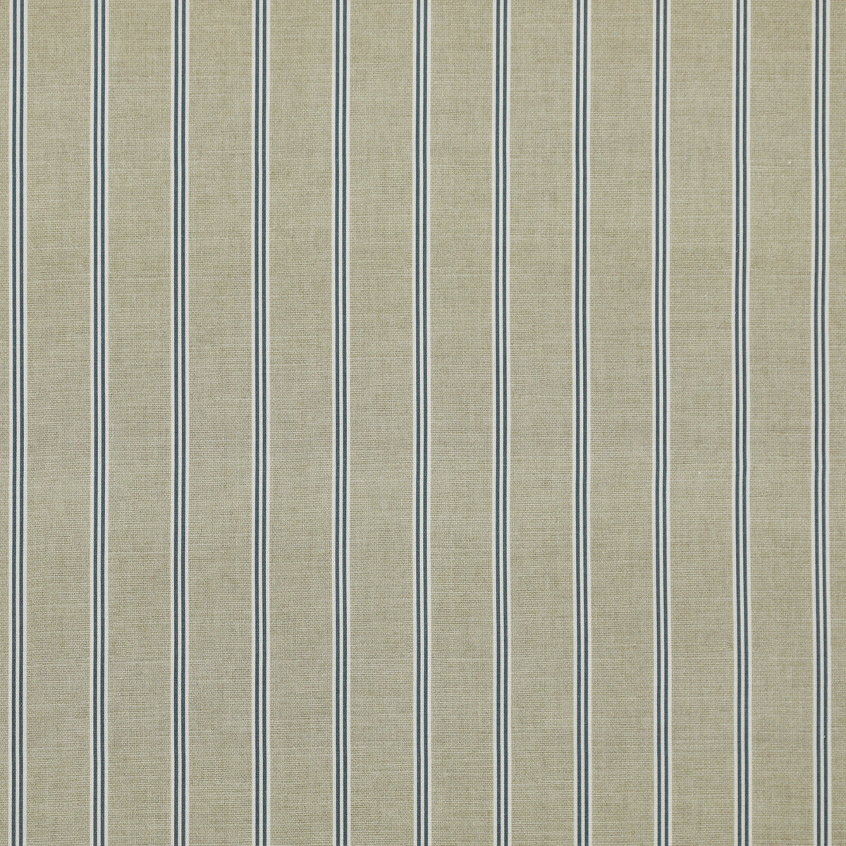 ANTE DECOR Latham Printed Cotton Stripe Made To Measure Curtains Blue