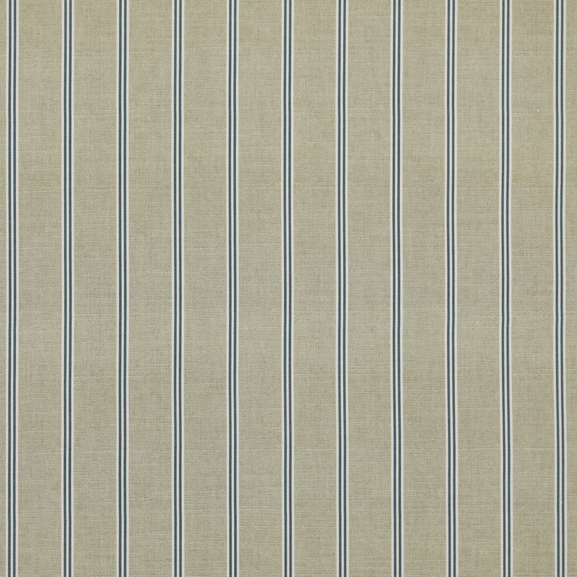 ANTE DECOR Latham Printed Cotton Stripe Made To Measure Curtains Blue
