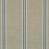ANTE DECOR Latham Printed Cotton Stripe Fabric Blue