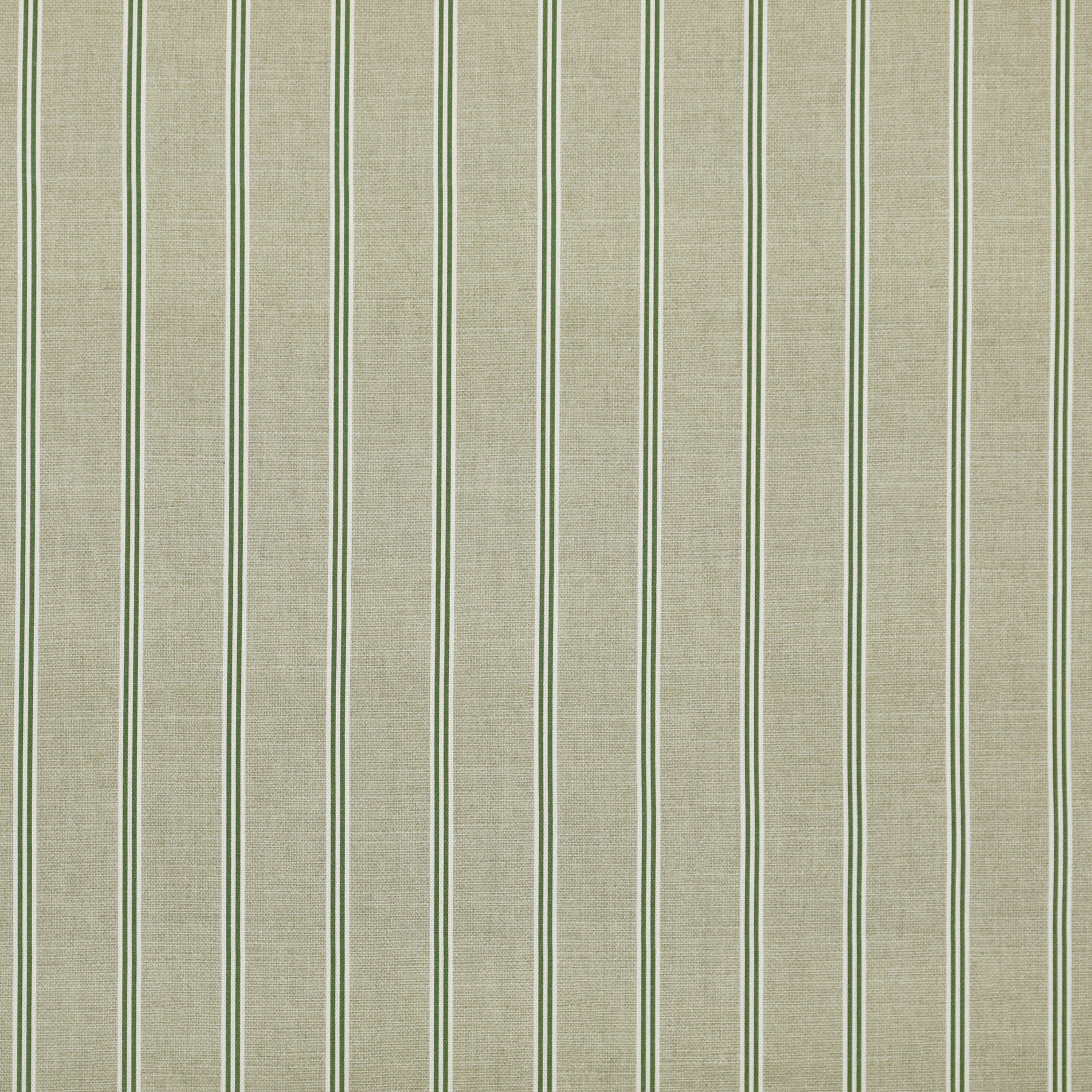 ANTE DECOR Latham Printed Cotton Stripe Made To Measure Roman Blind Green