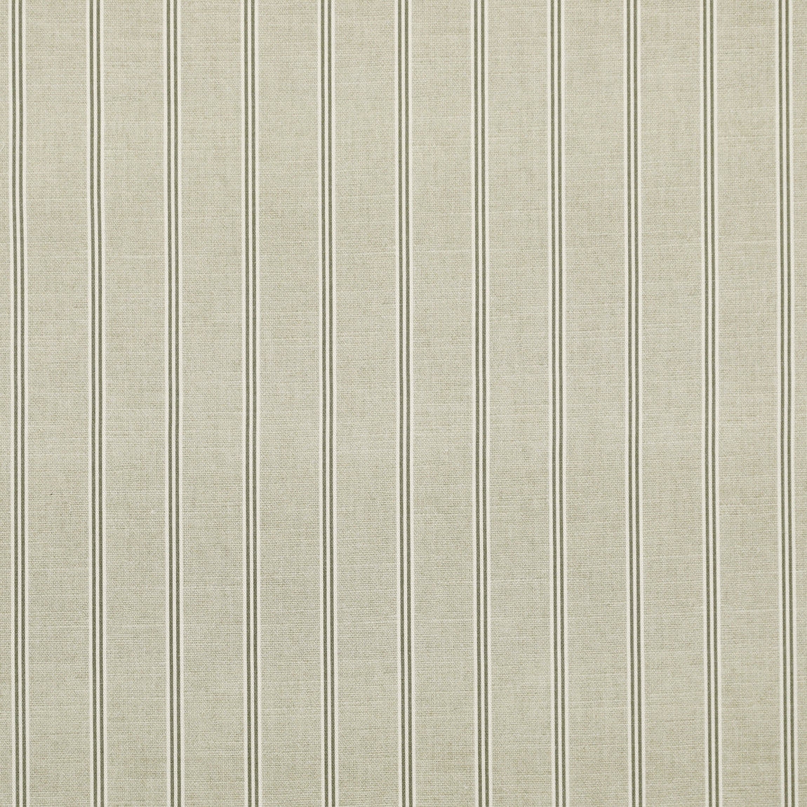 ANTE DECOR Latham Printed Cotton Stripe Fabric Beige