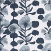 Linda Barker Evergreen Flower Woven Made to Measure Roman Blind Blue