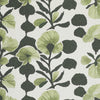 Linda Barker Evergreen Flower Woven Made to Measure Roman Blind Green