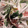 Linda Barker Grandi Floral Velvet Fabric Champagne