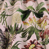 Linda Barker Grandi Floral Velvet Fabric Champagne
