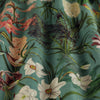 Linda Barker Grandi Floral Velvet Fabric Celadon