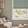 HOUSE Llewelyn-Bowen Festivo Printed Made To Measure Roman Blind Verdrelle