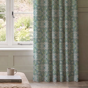 HOUSE Llewelyn-Bowen Festivo Printed Made To Measure Curtains Verdrelle
