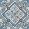 HOUSE Llewelyn-Bowen Festivo Printed Fabric Bluestone