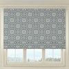 HOUSE Llewelyn-Bowen Festivo Printed Made To Measure Roman Blind Bluestone