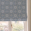 HOUSE Llewelyn-Bowen Festivo Printed Made To Measure Roman Blind Bluestone