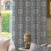 HOUSE Llewelyn-Bowen Festivo Printed Made To Measure Curtains Bluestone