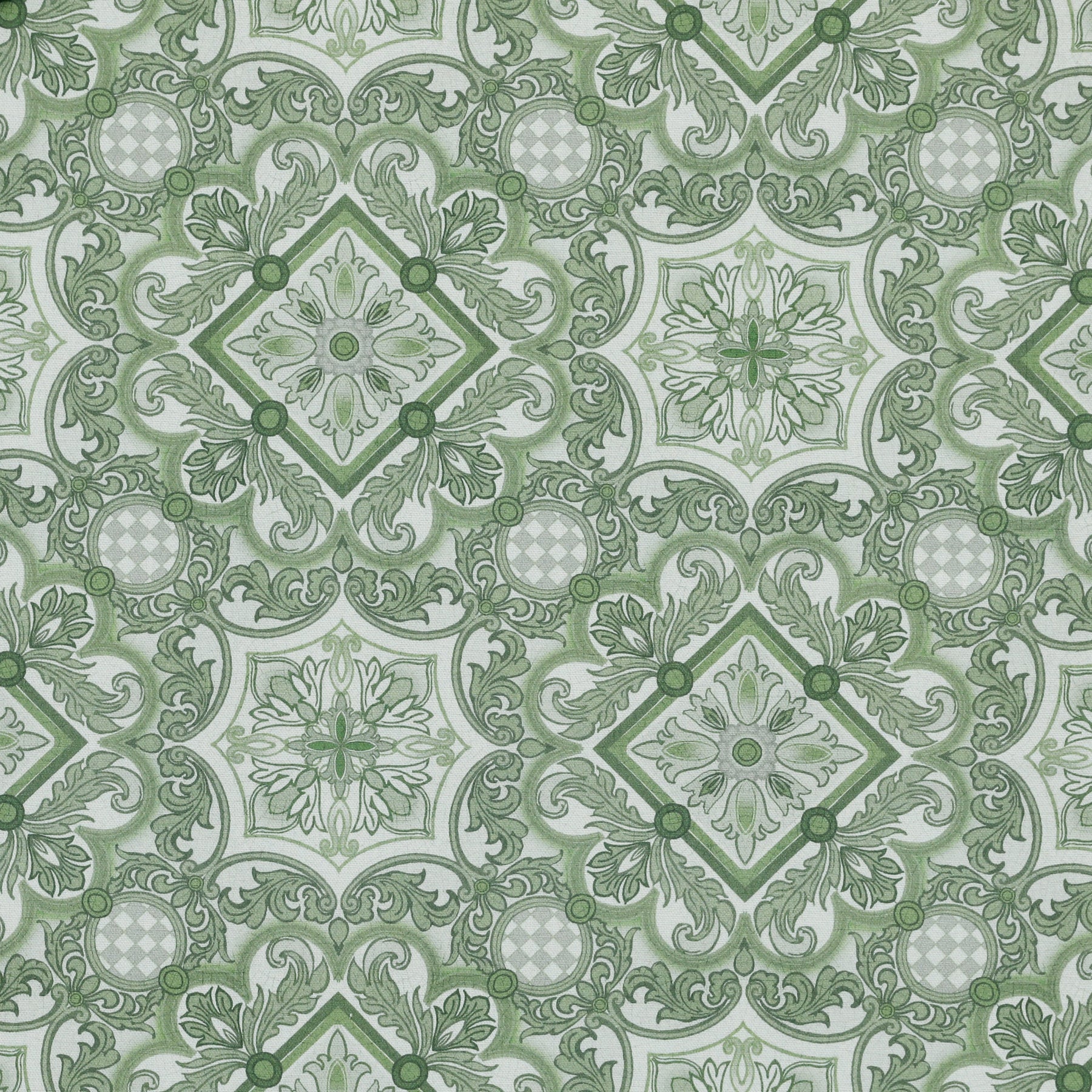 HOUSE Llewelyn-Bowen Festivo Printed Made To Measure Roman Blind Pistache