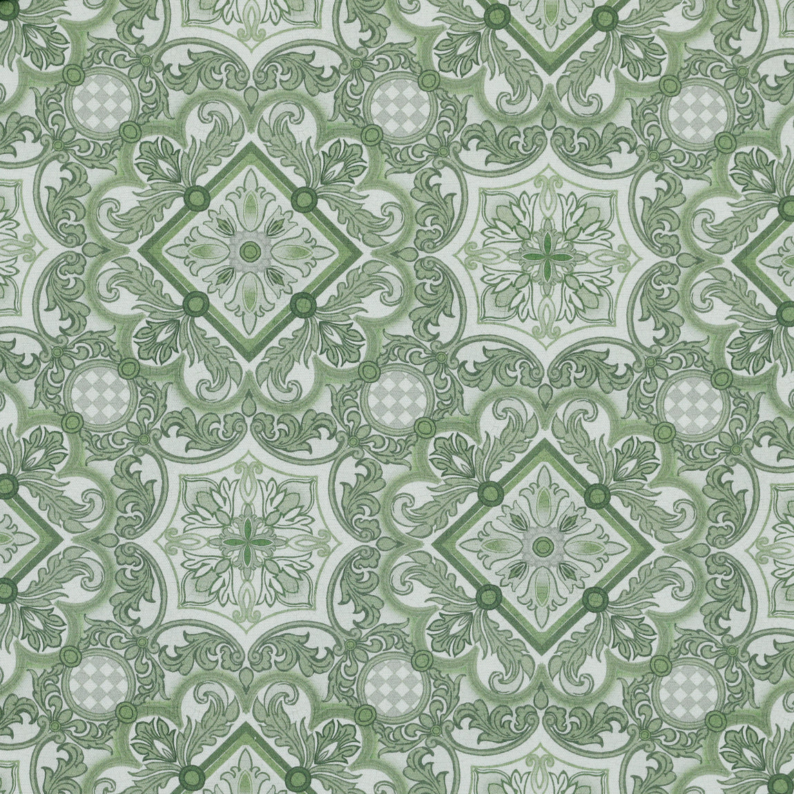 HOUSE Llewelyn-Bowen Festivo Printed Fabric Pistache