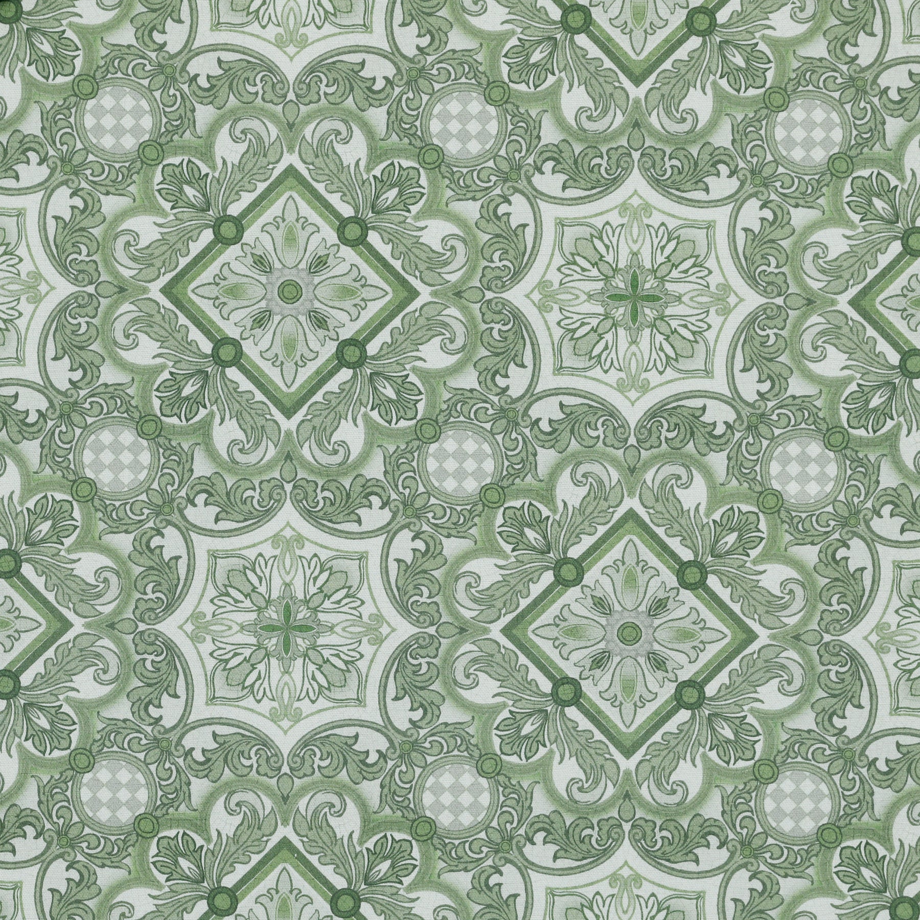 HOUSE Llewelyn-Bowen Festivo Printed Fabric Pistache