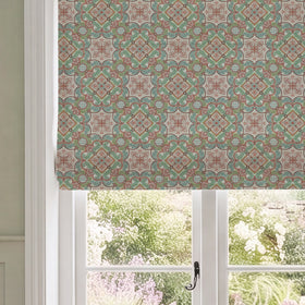 HOUSE Llewelyn-Bowen Festivo Printed Made To Measure Roman Blind Taffy