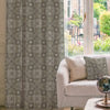 HOUSE Llewelyn-Bowen Festivo Printed Made To Measure Curtains Noir