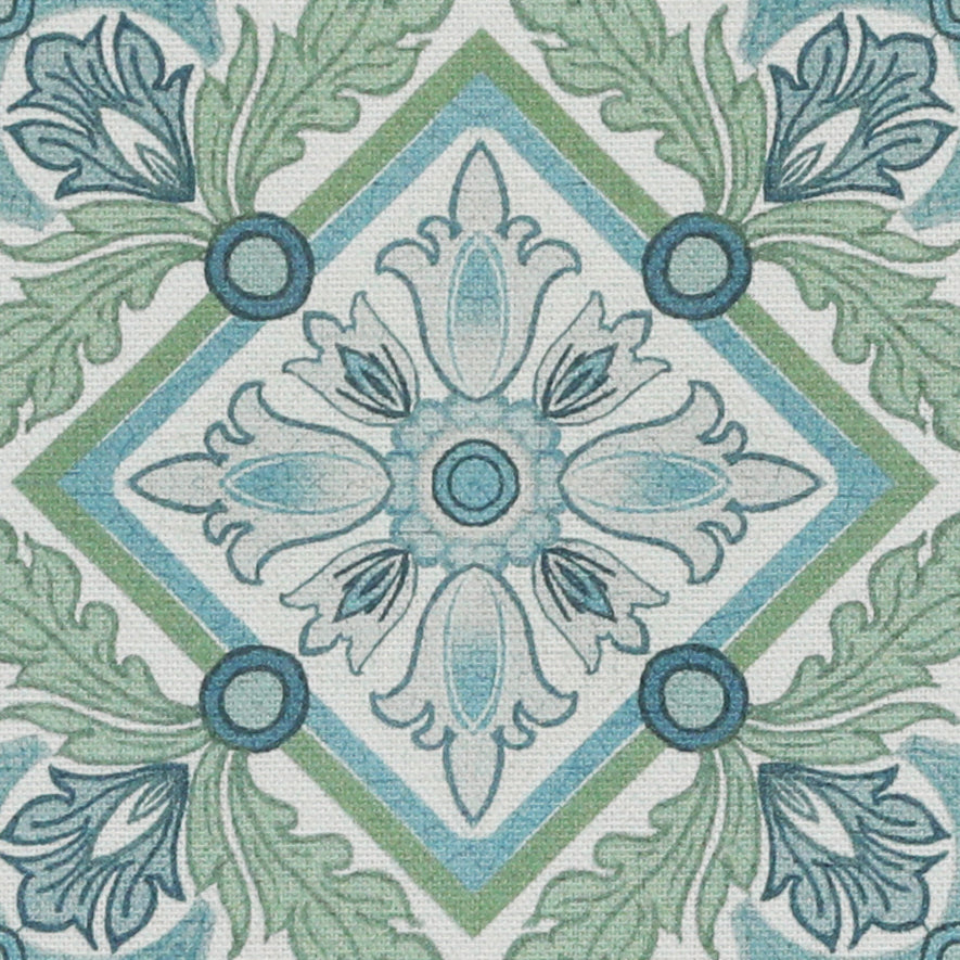 HOUSE Llewelyn-Bowen Festivo Printed Fabric Verdrelle