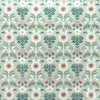 Fibre Naturelle Oslo Embroidered Fabric Sage