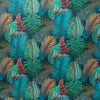 Fibre Naturelle Rainforest Velvet Fabric Kingfisher