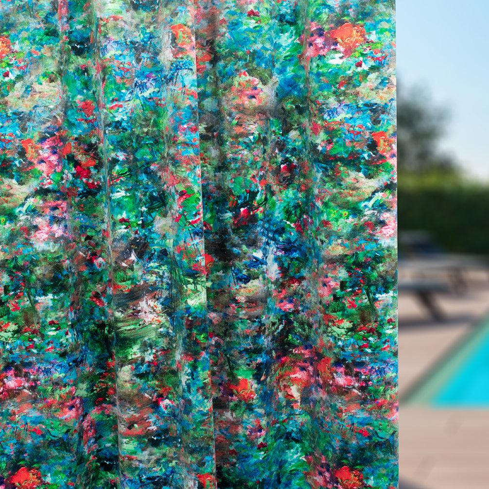 Fibre Naturelle Renoir Velvet Fabric Cosmos