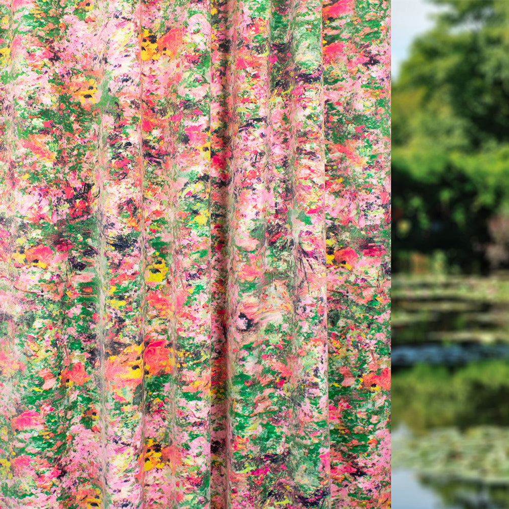 Fibre Naturelle Renoir Velvet Fabric Nebula