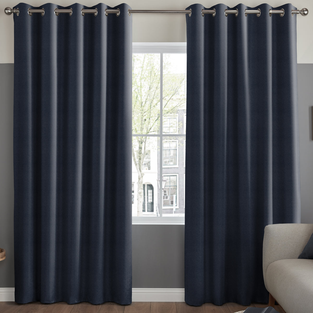 Mika Made to Measure Curtain Ink