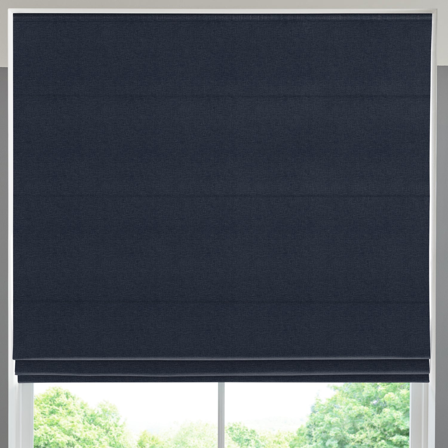 Mika Made to Measure Roman Blind Ink