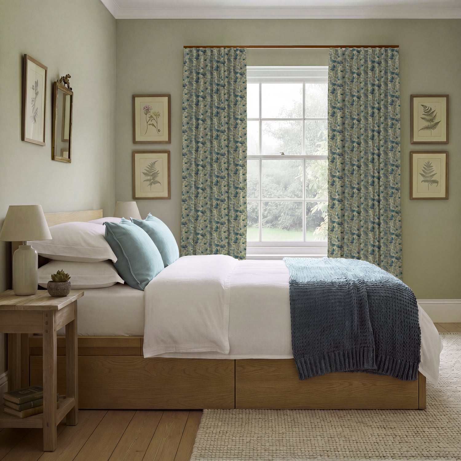 ANTE DECOR Filby Fabric Hyacinth