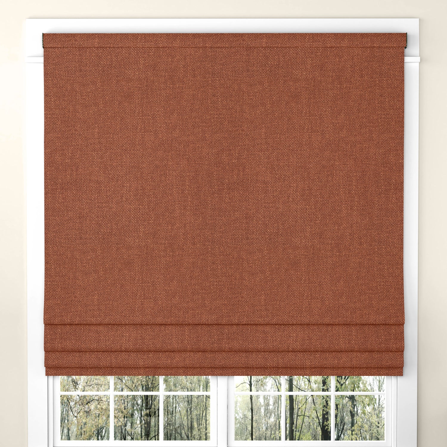 ANTE DECOR Fjord Made To Measure Roman Blind Rust