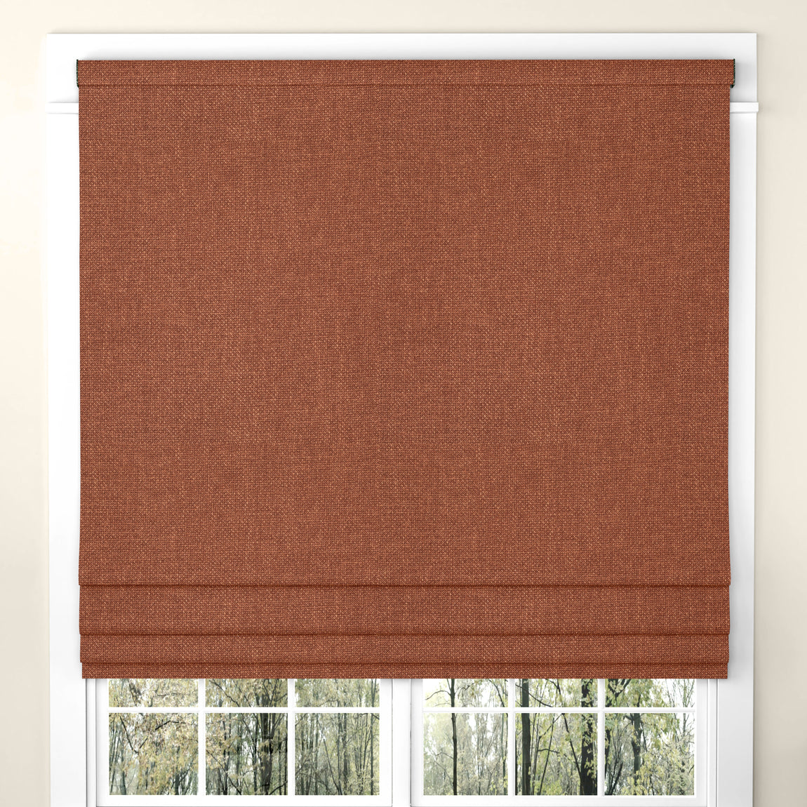 ANTE DECOR Fjord Made To Measure Roman Blind Rust
