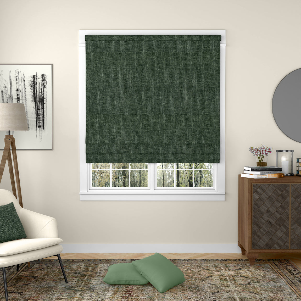 ANTE DECOR Fjord Fabric Winter Moss