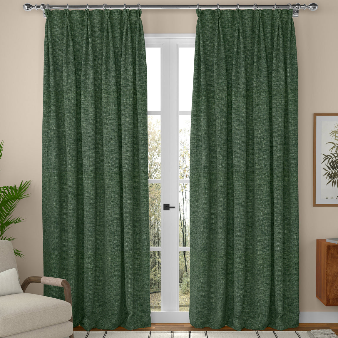ANTE DECOR Fjord Fabric Winter Moss