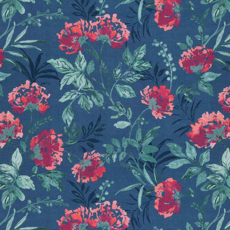 Flora Made to Measure Curtain Berry