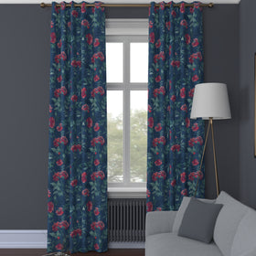 Flora Made to Measure Curtain Berry