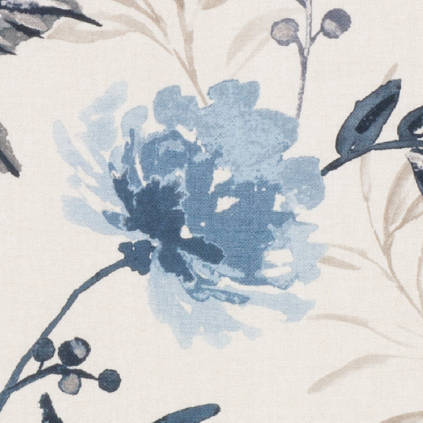Flora Made to Measure Roman Blind Grey Skies