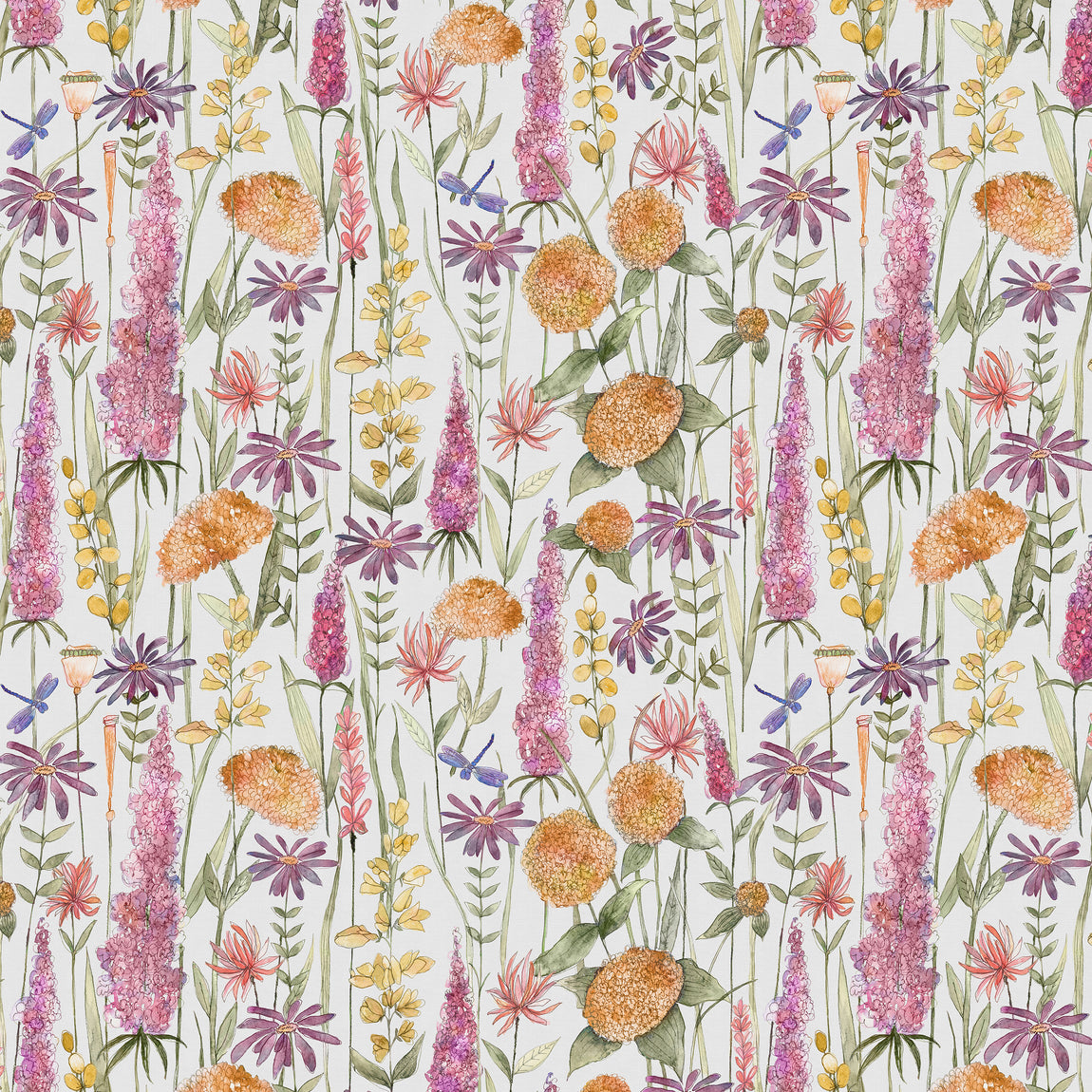 Voyage Florabunda Made to Measure Curtain Russett Linen