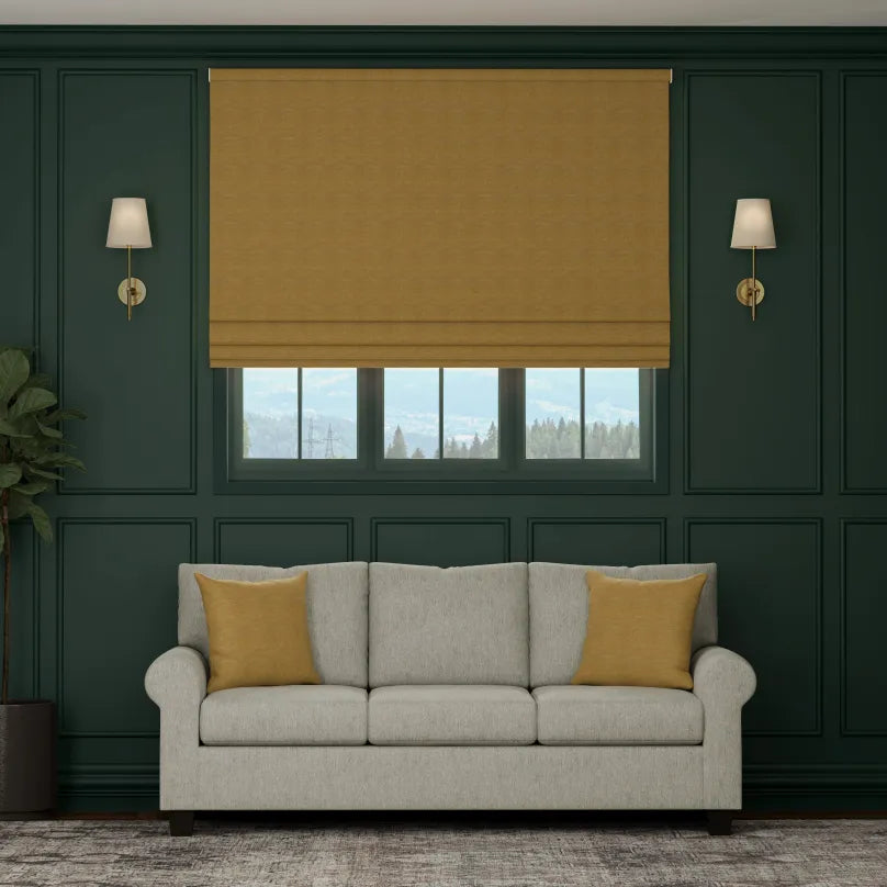 HOUSE Llewelyn-Bowen Tetbury Made To Measure Roman Blind Dijon