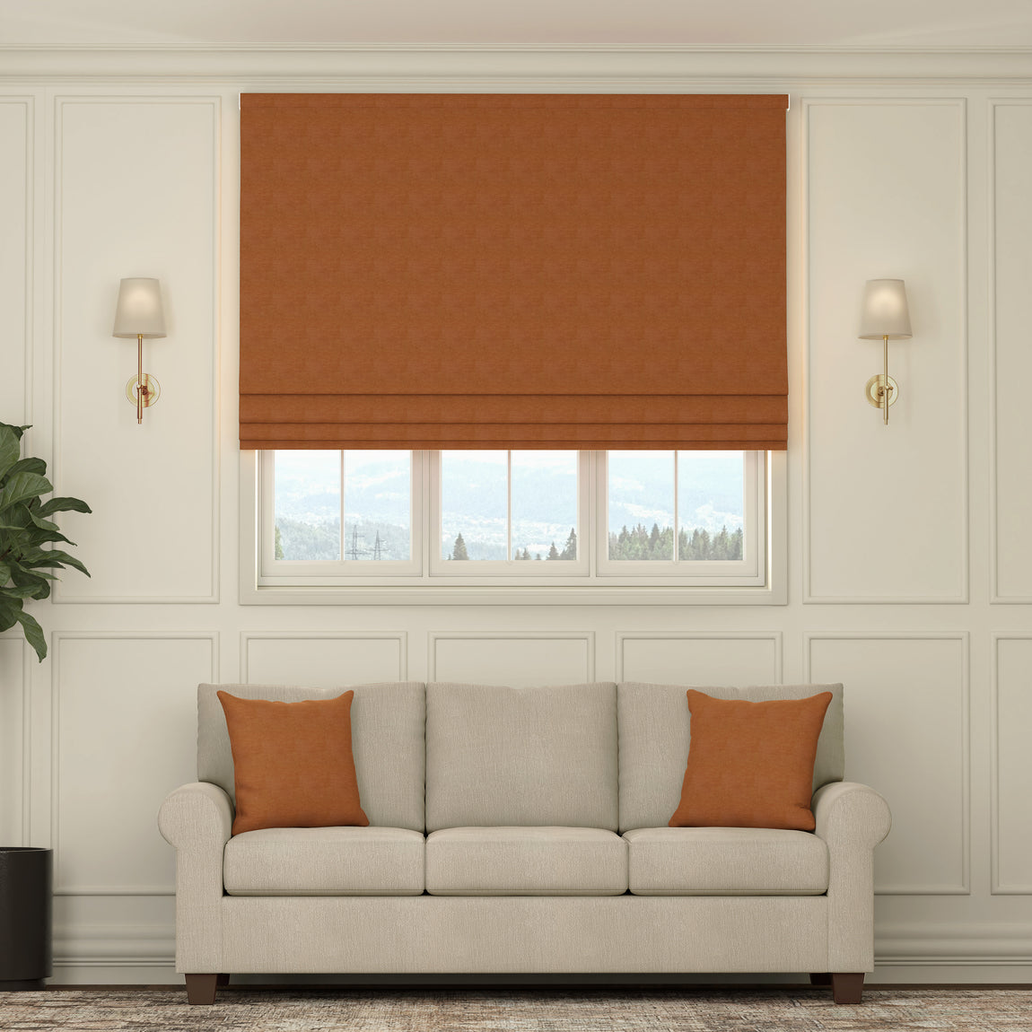 HOUSE Llewelyn-Bowen Tetbury Made To Measure Roman Blind Solstice