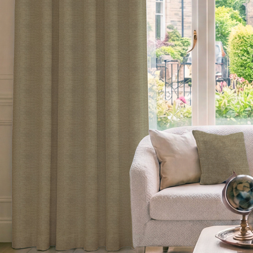 HOUSE Llewelyn-Bowen Tetbury Made To Measure Curtains Mushroom