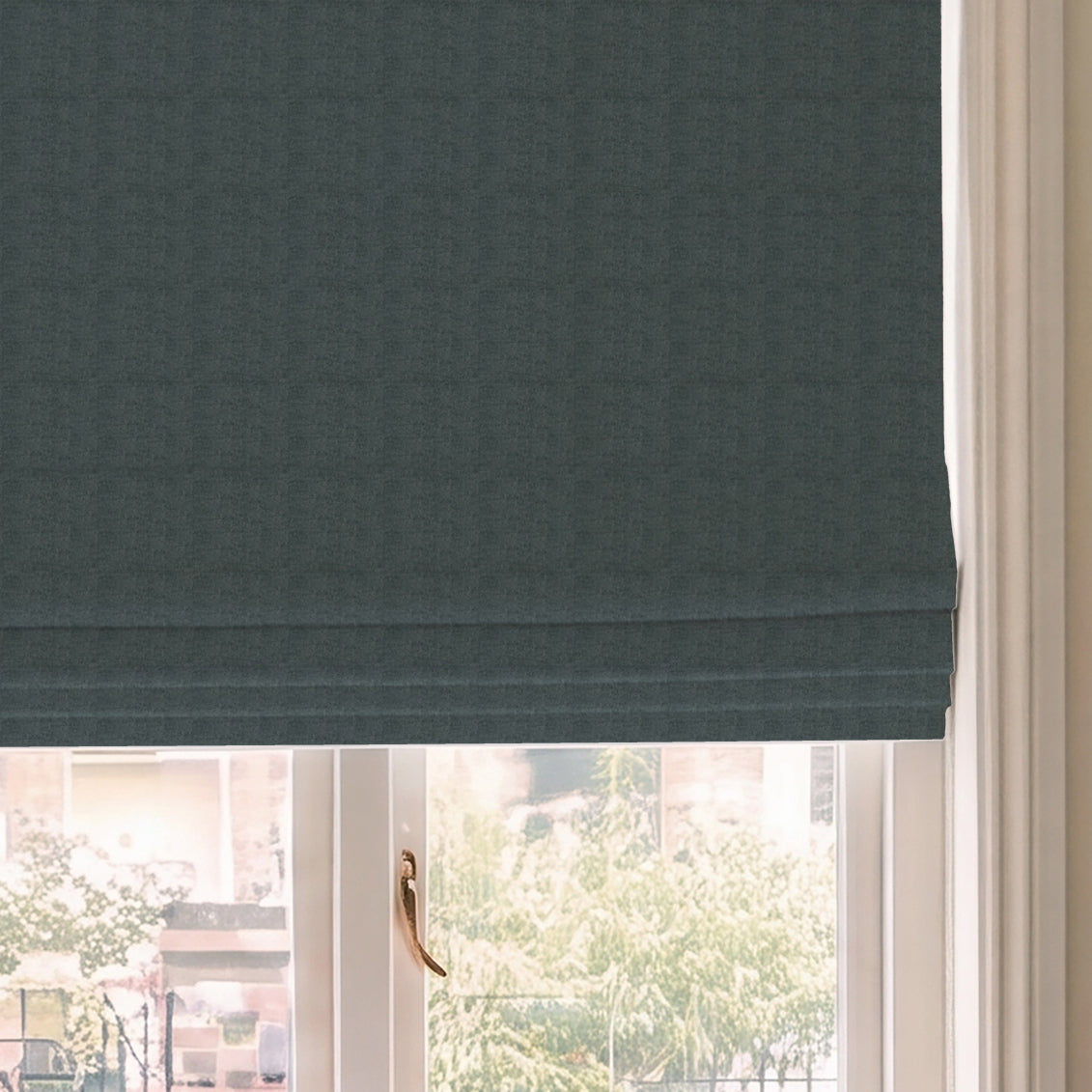 HOUSE Llewelyn-Bowen Tetbury Made To Measure Roman Blind Misty Blue