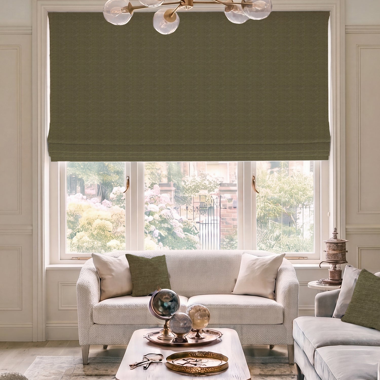 HOUSE Llewelyn-Bowen Tetbury Made To Measure Roman Blind Sage