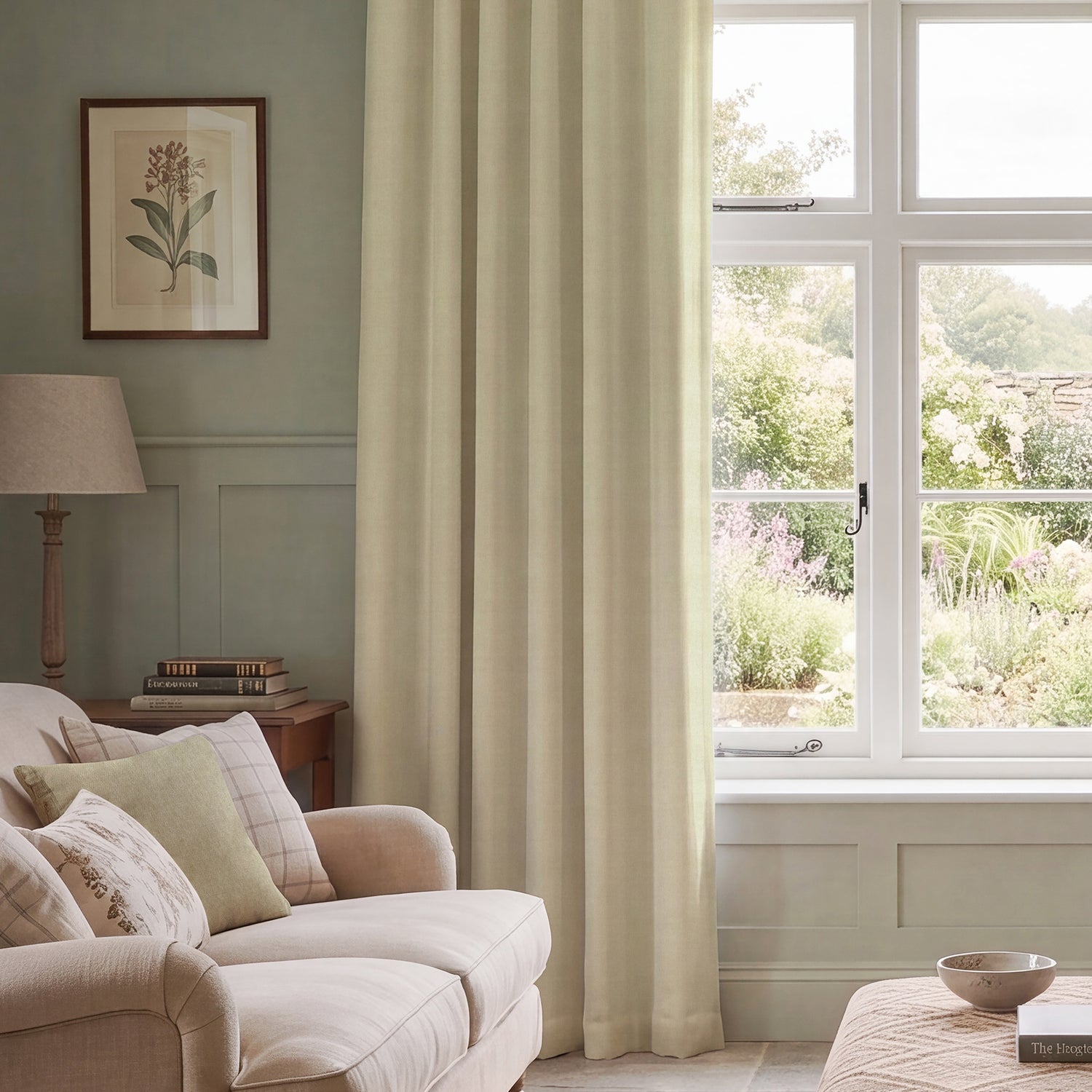 HOUSE Llewelyn-Bowen Tetbury Made To Measure Curtains Cream
