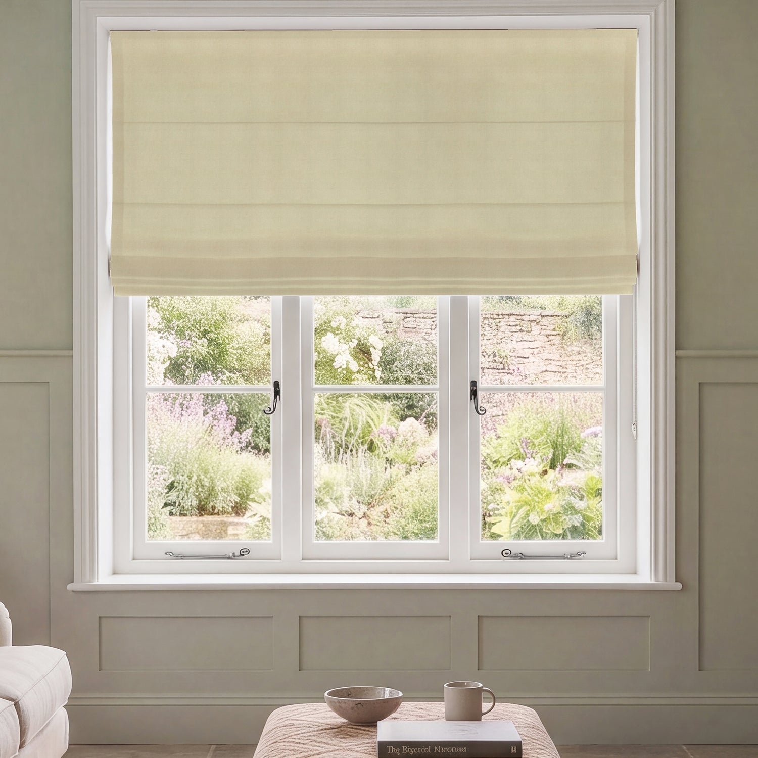 HOUSE Llewelyn-Bowen Tetbury Made To Measure Roman Blind Cream