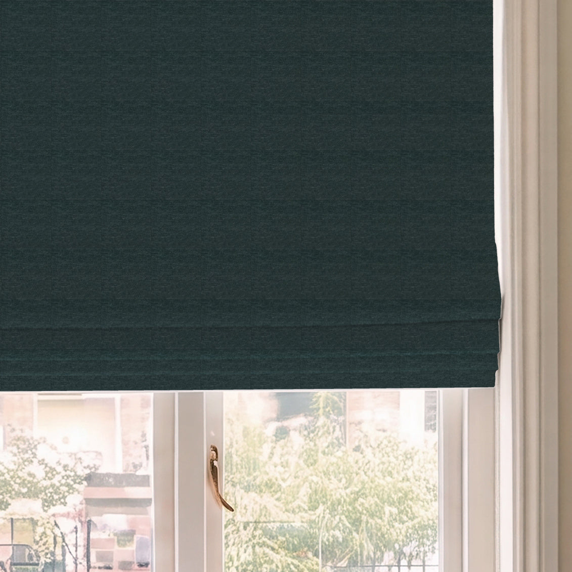 HOUSE Llewelyn-Bowen Tetbury Made To Measure Roman Blind Deep Atlantic