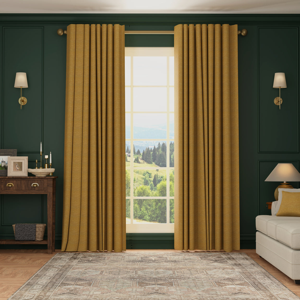 HOUSE Llewelyn-Bowen Tetbury Made To Measure Curtains Dijon